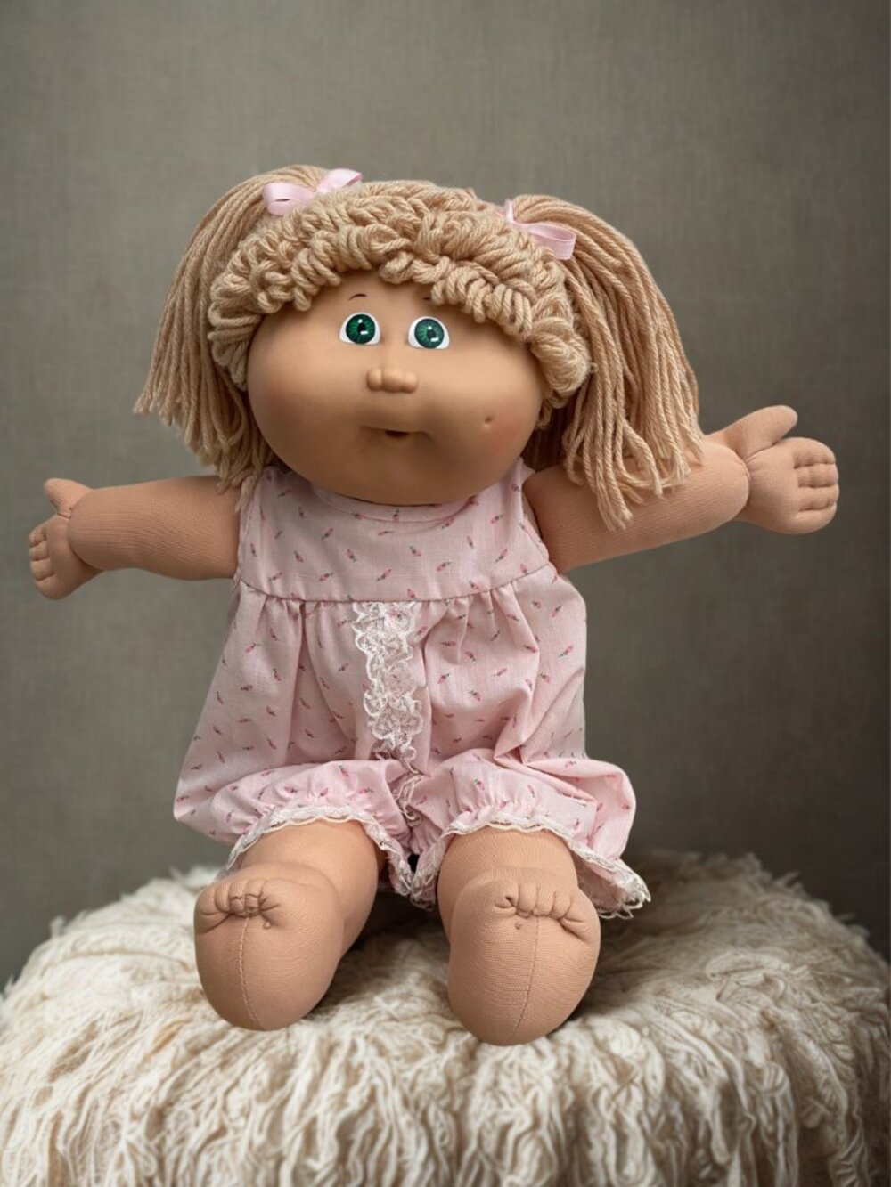 Vintage 1985 Coleco Cabbage Patch Kid - Paci Face No Pacifier